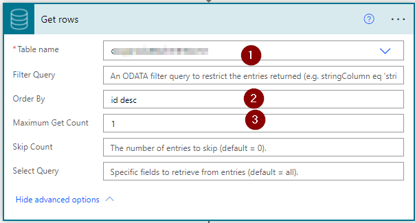 How To Get The Last Record From MySQL Database Using Power Automate